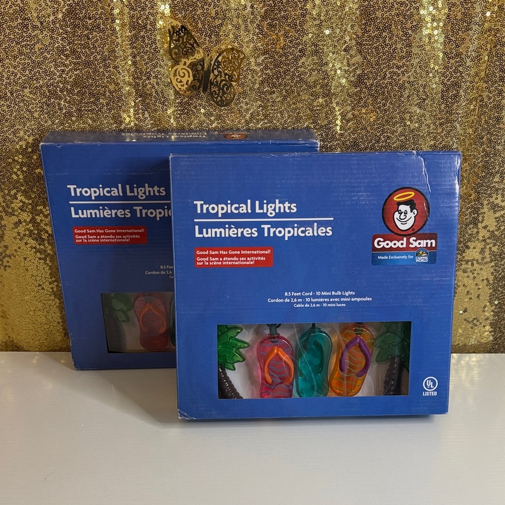 Tropical Party Lights - Multicolor. 2 boxes.
